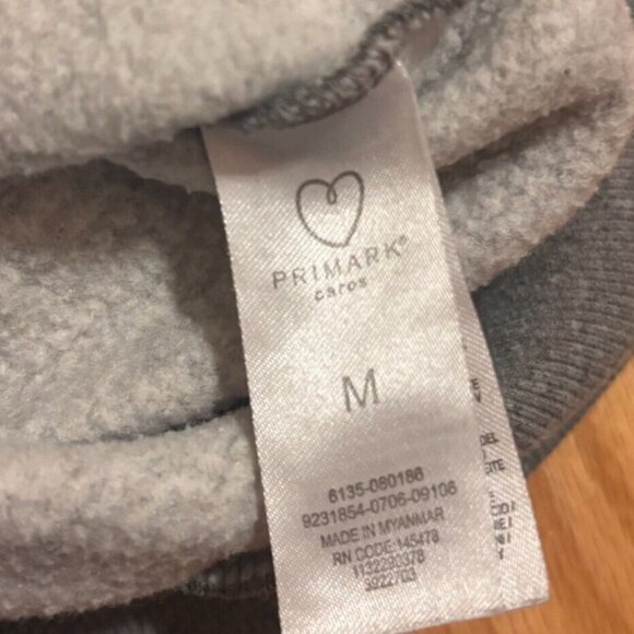 Space Jam Hoodie Mens Medium Gray Sweatshirt Long Sleeve Basketball - Picture 5 of 7